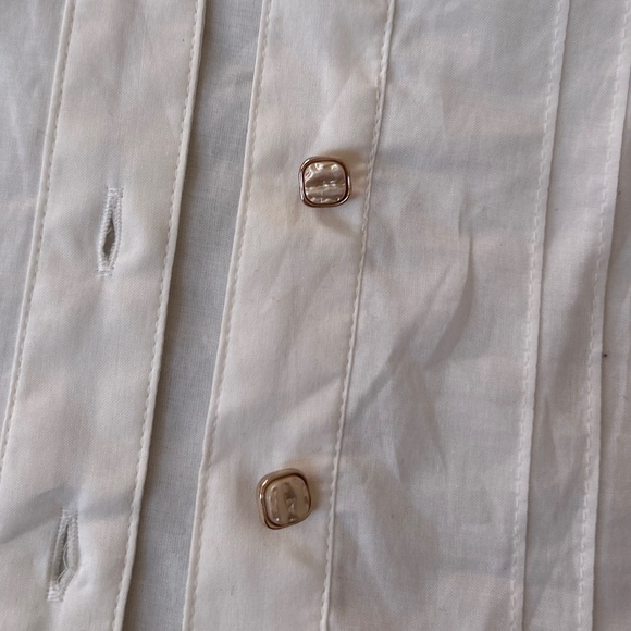 Vintage wine button vest / blouse ^^^ M/L